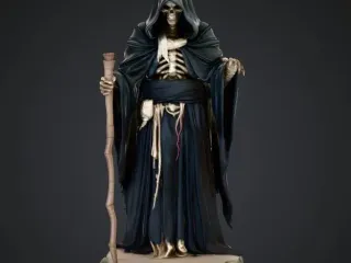 FREE Gothic necromancer skeleton