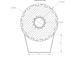 RODIN BOBIN COIL MEDIUM - 140 X 140 X 52.5 MM 12 TURNS-1