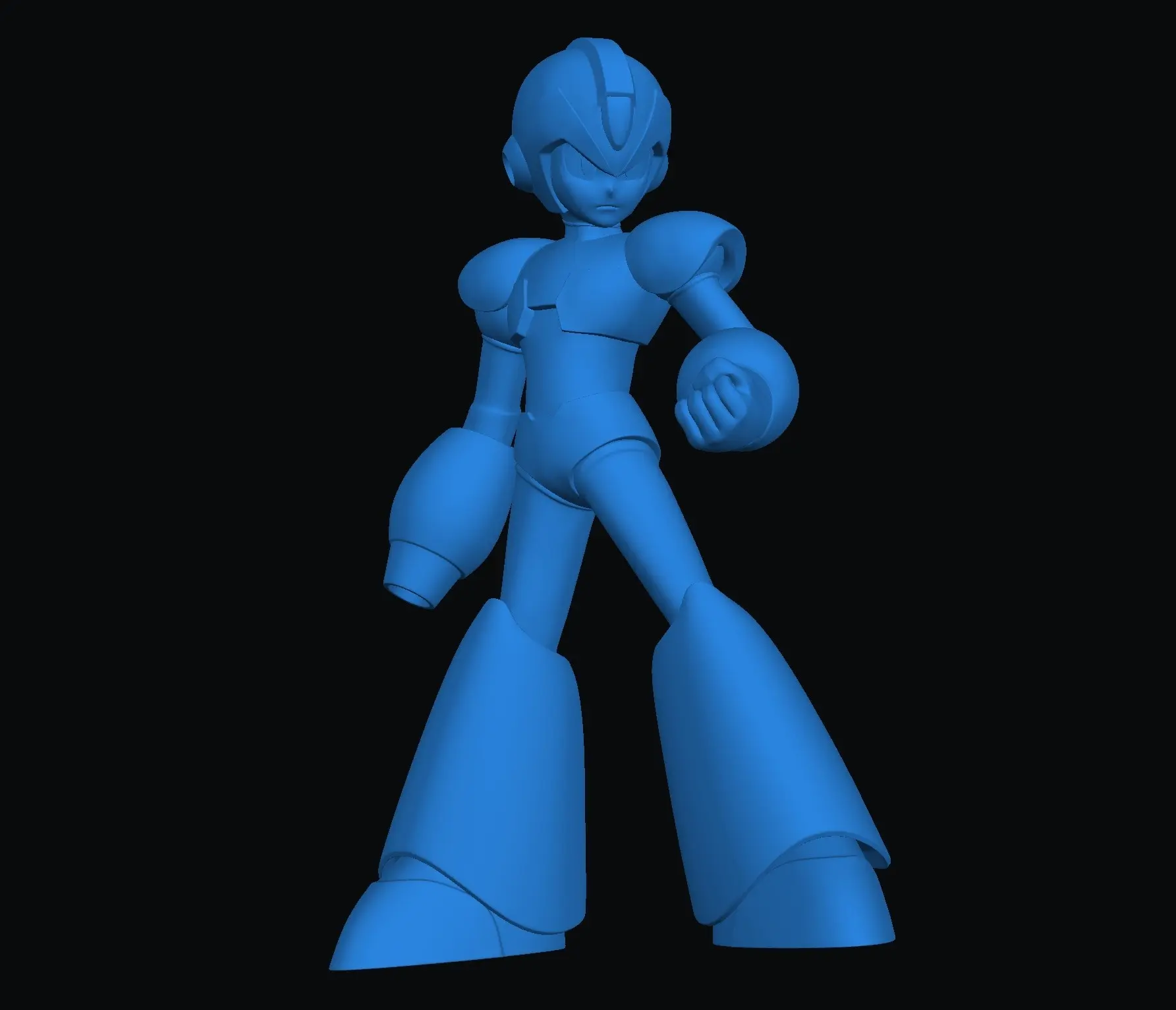 Mega Man X fanart 3d print STL file