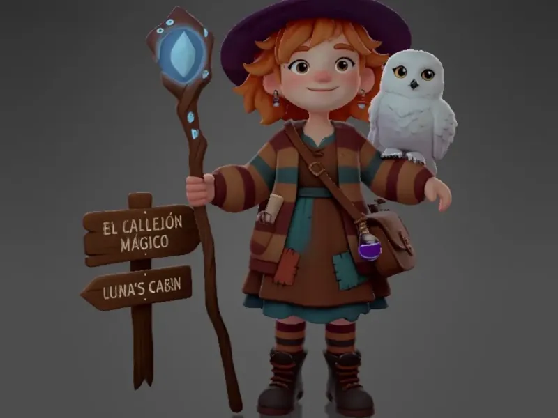 Bruja y lechuza