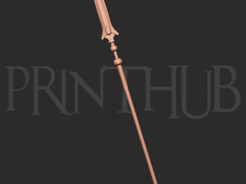 Hyoujin-Yari – Onimusha 2 Inspired Ice Spear – 3D Printable