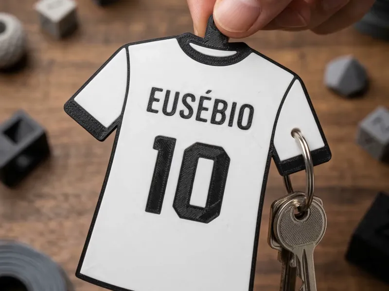 LLavero de Camisetas de Futbol - Eusebio