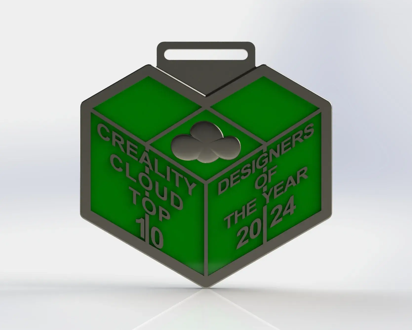 Creality Cloud Top 10 Printers Logo Medal