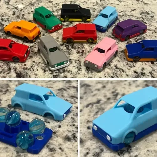 Mini Drift Car with marble