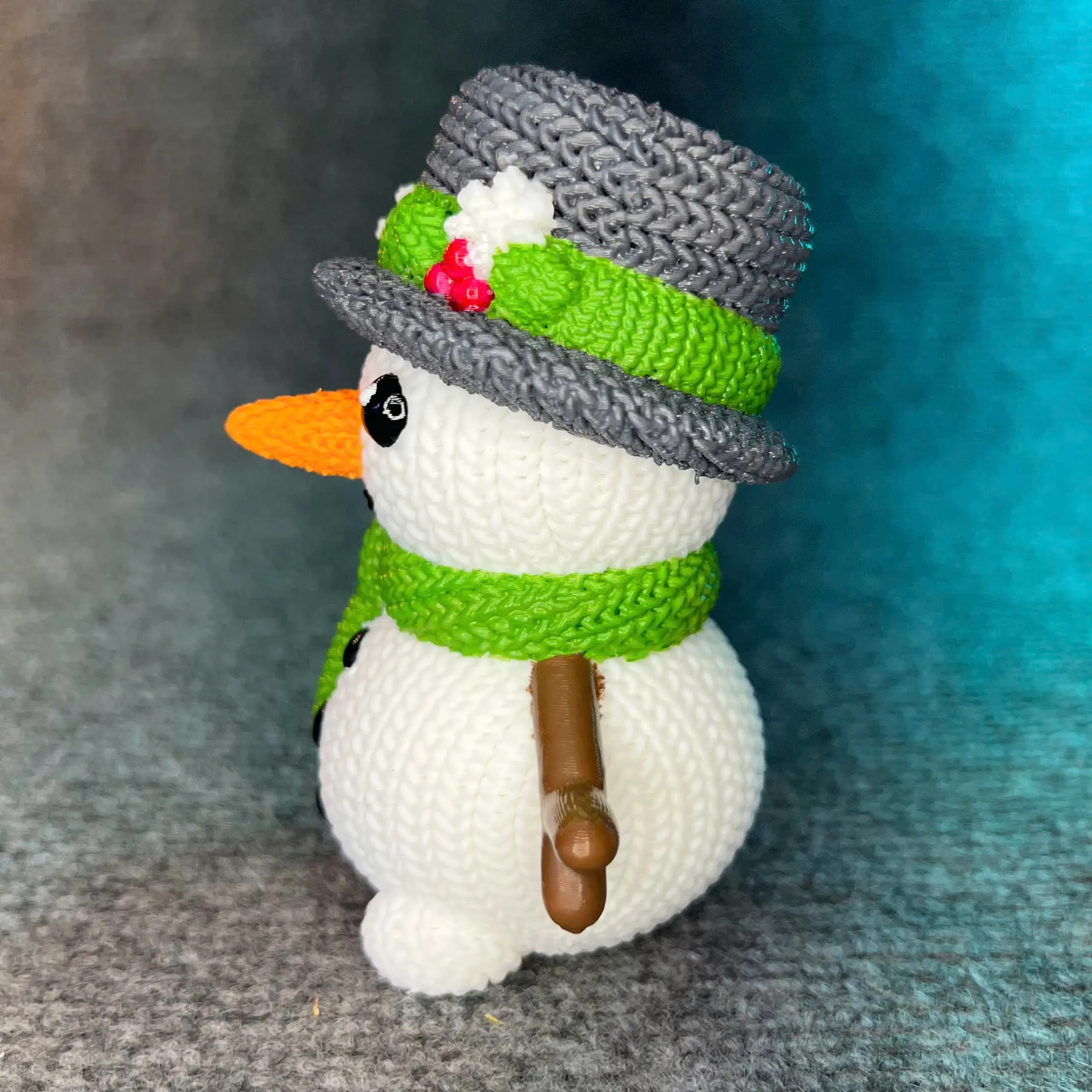 Snowman Crochet - Knitted - STL & 3mf Multicolor