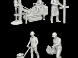 Construction Workers Miniature Diorama-1