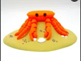 Articulated Crab with Sandy Base - multicolor - no supports-6
