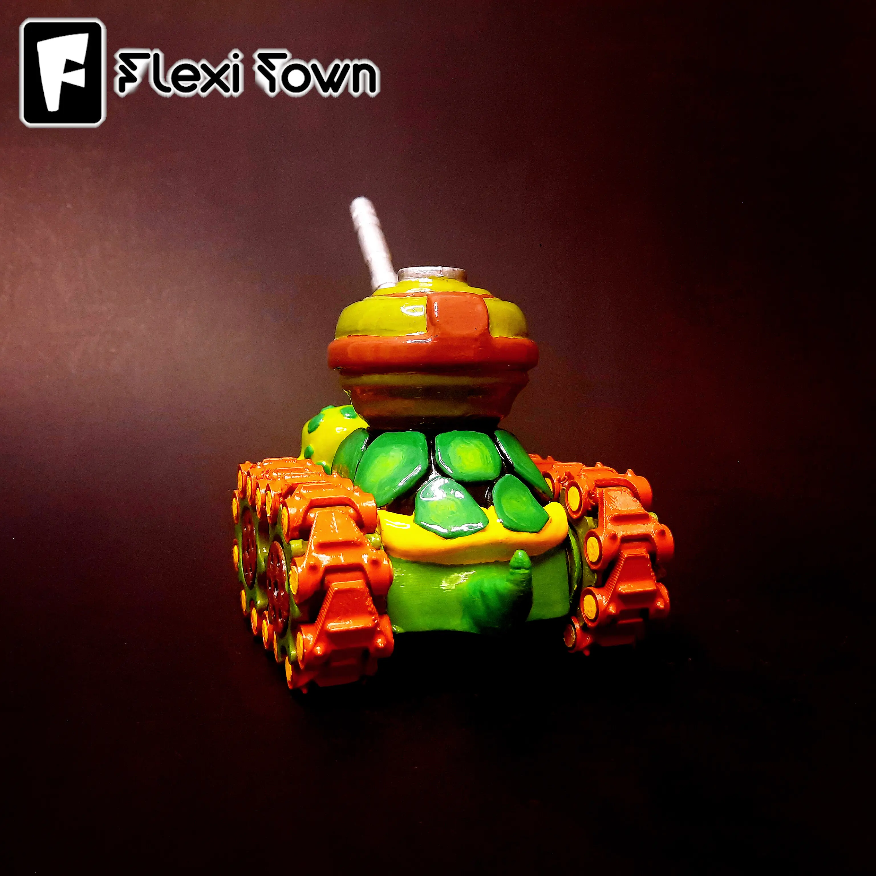 Flexi Print-in-Place Tank Turtle