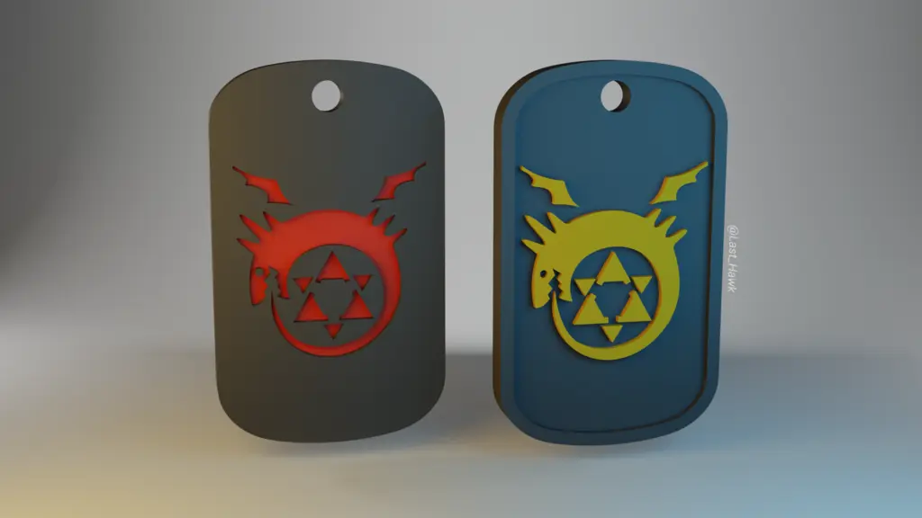 Ouroboros dogtag Fullmetal Alchemist