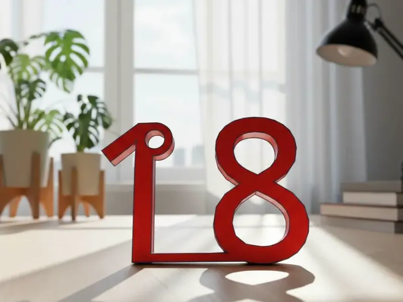 18 keychain