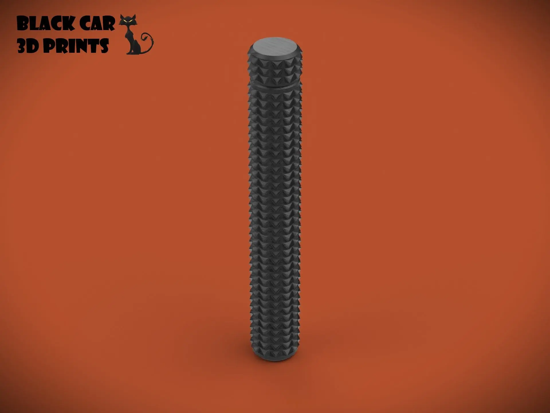 Screw Top Lid Rugged Cylindrical Container 100 mm Long Knurl