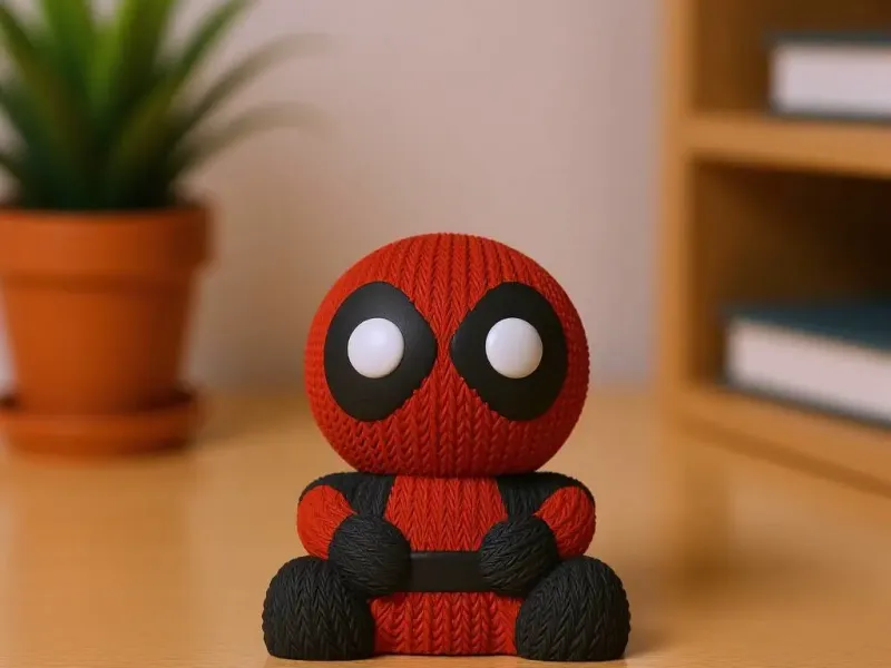 Cute Deadpool - Knitted - Crochet