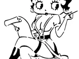 Betty Boop stencil 6-0