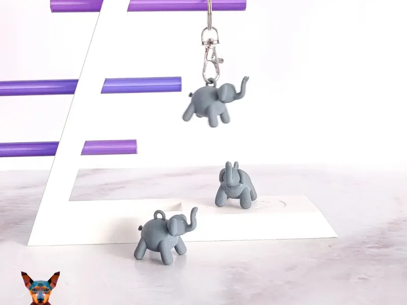 Balloon Elephant Charm
