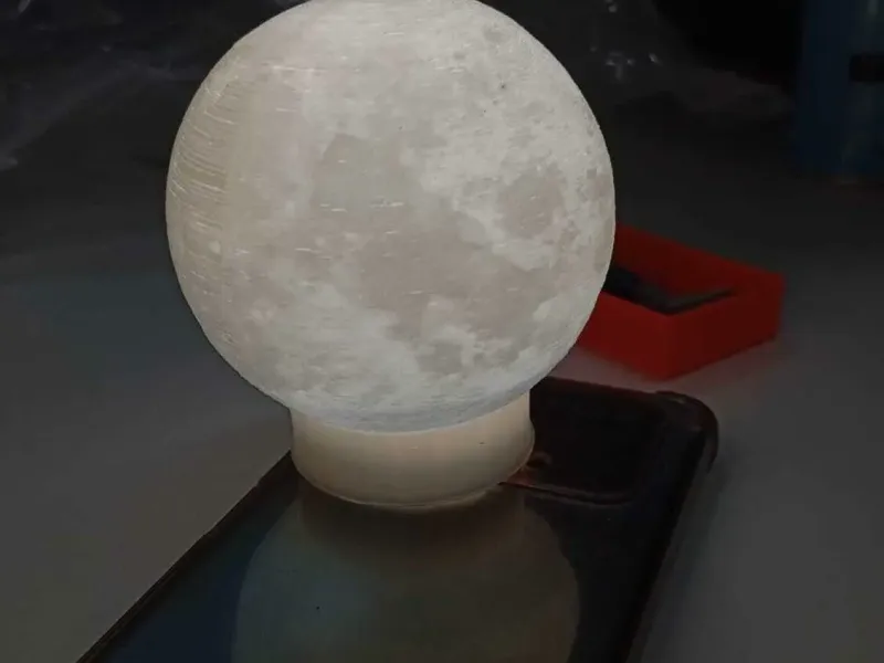 Mini moon lamp for cell phone