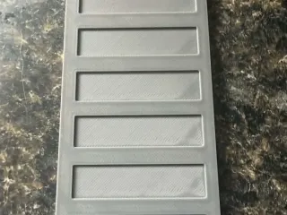 Keychain blank holder for lazer engraving