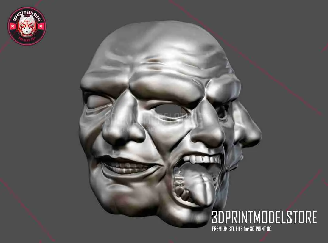 Tragedia greca horror Payday Maschera Cosplay - Costume di Halloween