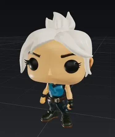 3D Printer Files | 3MF File | Funko Jett Valorant | Creality Cloud