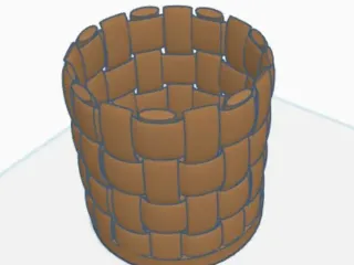Knitted Pencil Holder