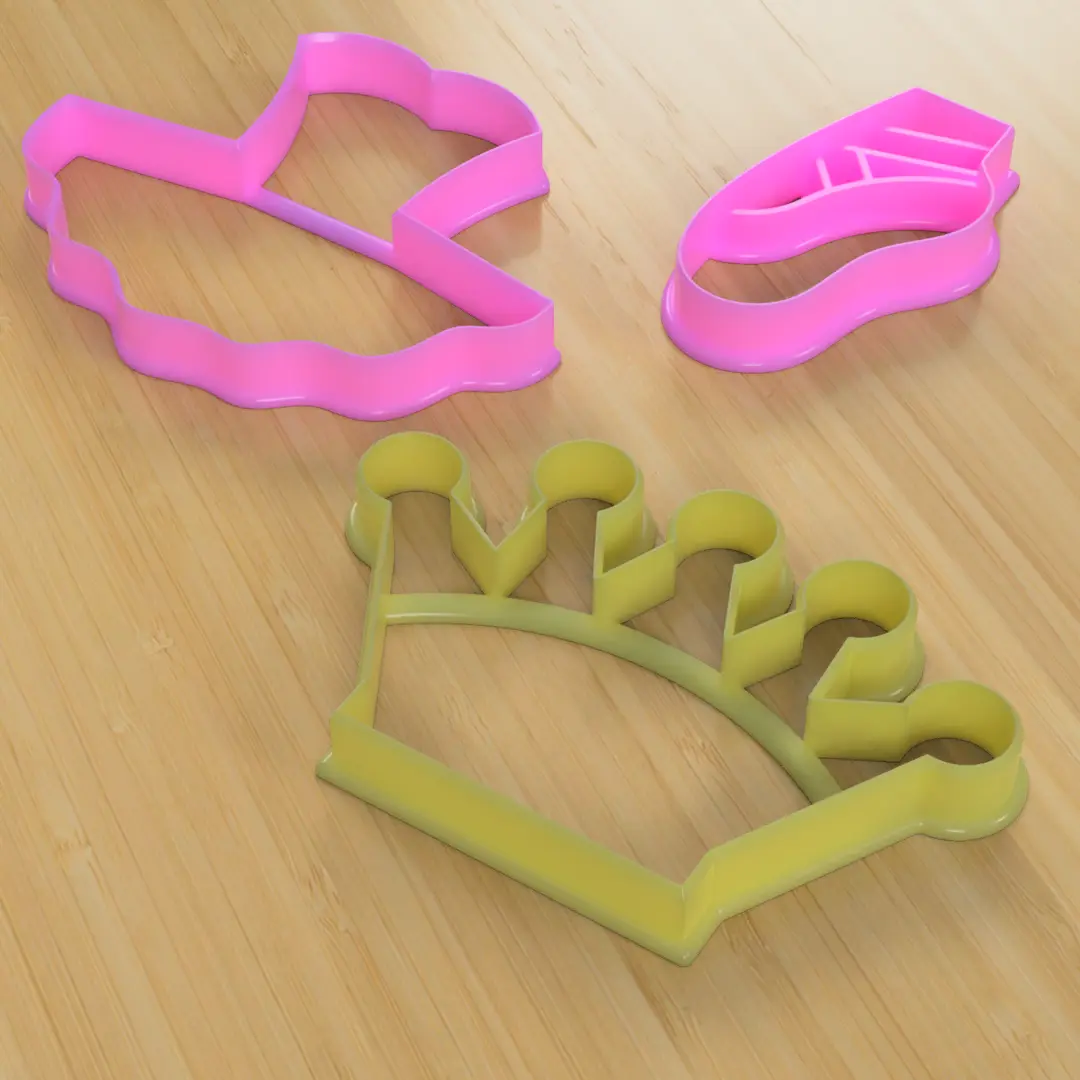 Coupe-tutu, coupe-chaussure et coupe-couronne pour ballerine