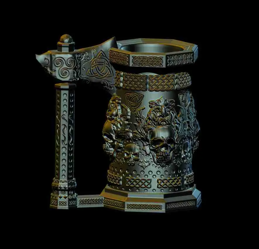 Celtic Viking Mug Can Holder