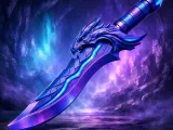 Voidlight Dragon Dagger – Glowing Rune Blade 3D Print STL-0