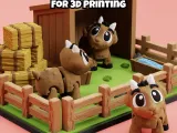 Cute Flexi Goat, STL & 3MF File (Digital Download)-3