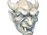 Gothic Gargoyle Head Sculpture – Dark Fantasy Model-7
