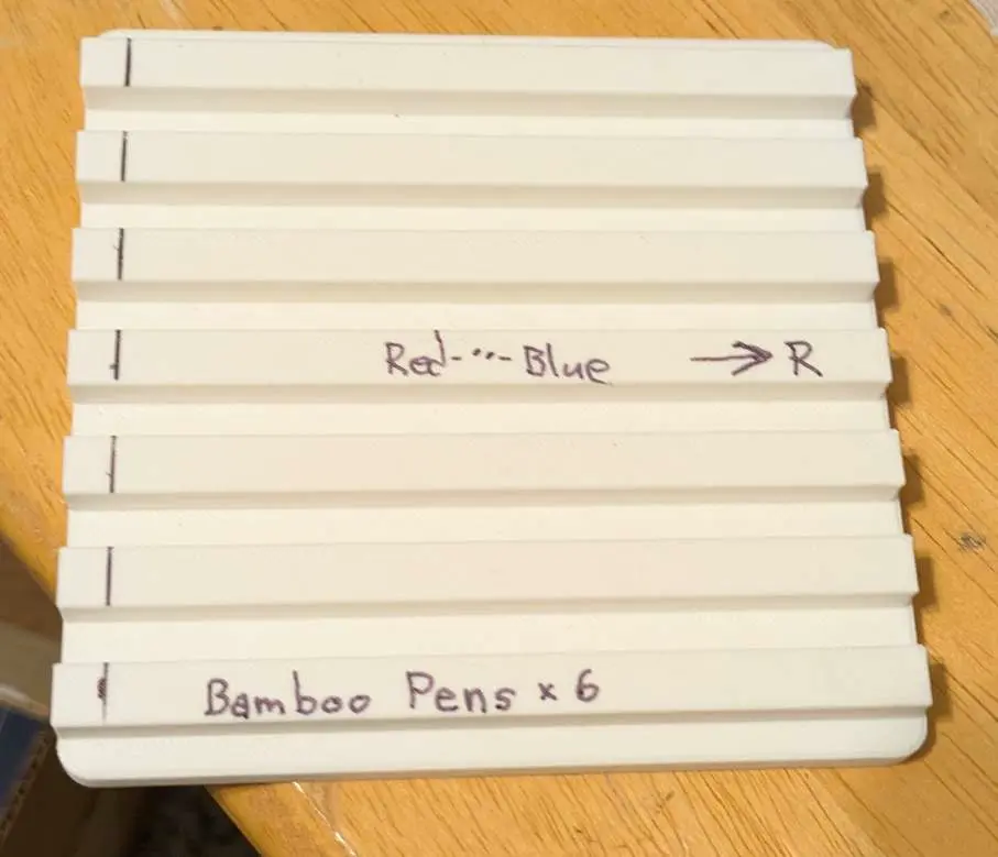 XTool F1 jig for bamboo pens