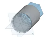 Giant pencil eraser base hex-0