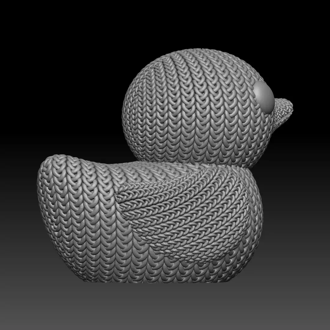 Knitted Duck