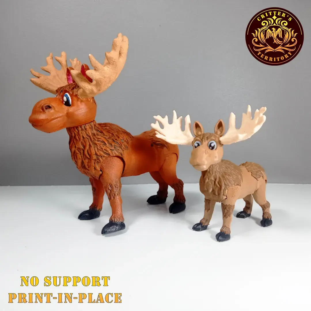 FLEXI MOOSE | PRINT IN PLACE | NO SUPPORT