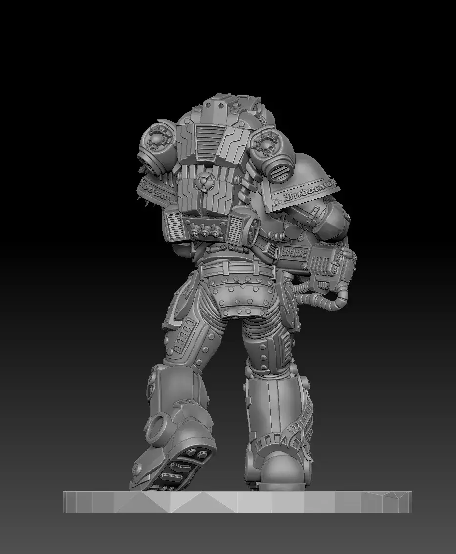 Steel Sanctifier 9 – 3D Printable Sci-Fi Miniature