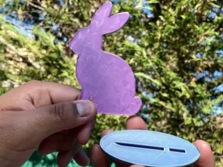 conejo pascua base montable