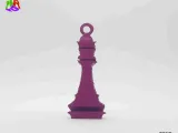 Text Flip - Queen keychain-1