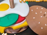 Montessori Hamburger Sorting and Stacking Toy-0