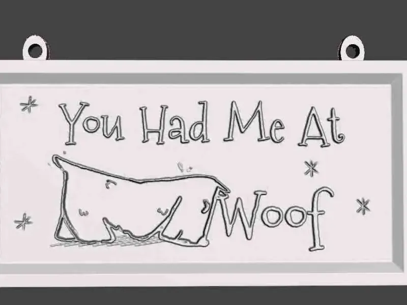 Você me pegou no Woof
