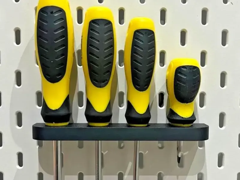 Ikea Skadis Screwdriver Holder For Pegboard