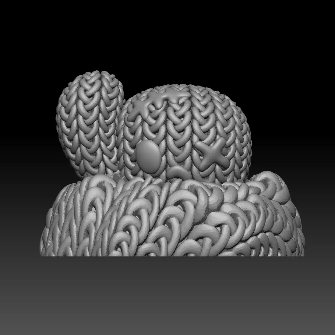 Characters & Creatures STL Download - Knitted Zombie Clickerby Utsav ...