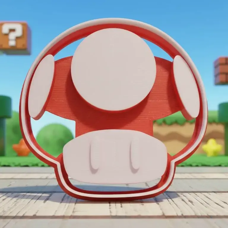 fungus Mario Bross cookie cutter