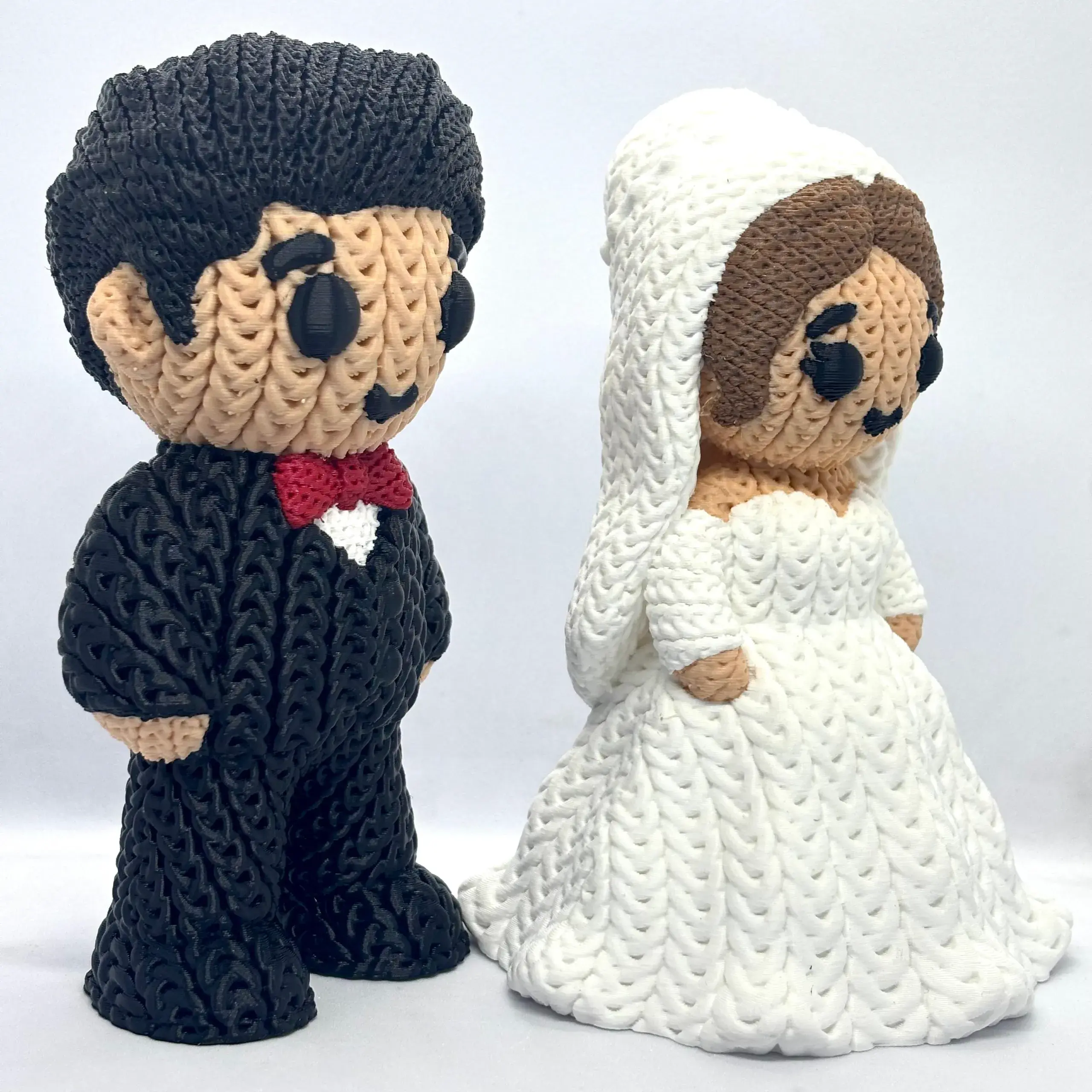 Knitted Bride and Groom