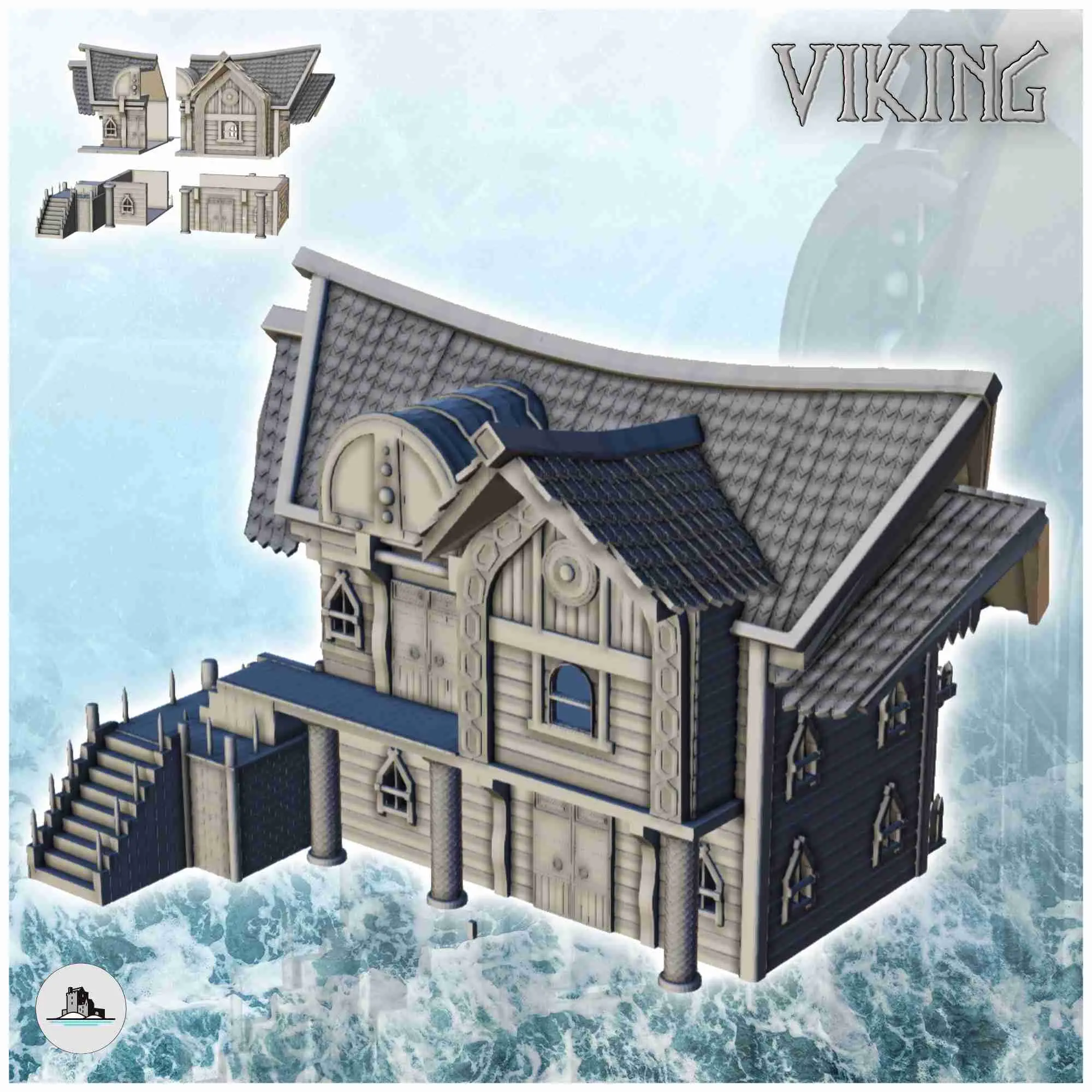 Wikingerpackung - Szenerie mittelalterliche Miniaturen warhammer terrain
