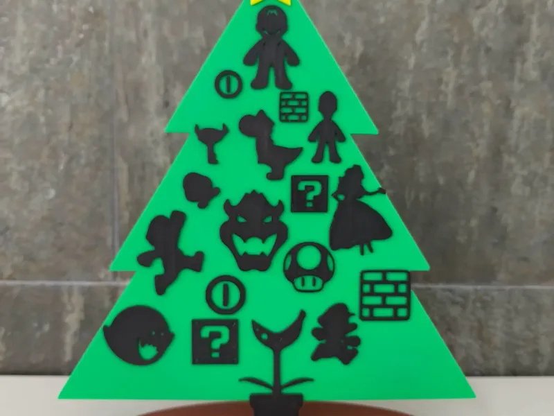 Christmas tree multiparts (Mario bros)