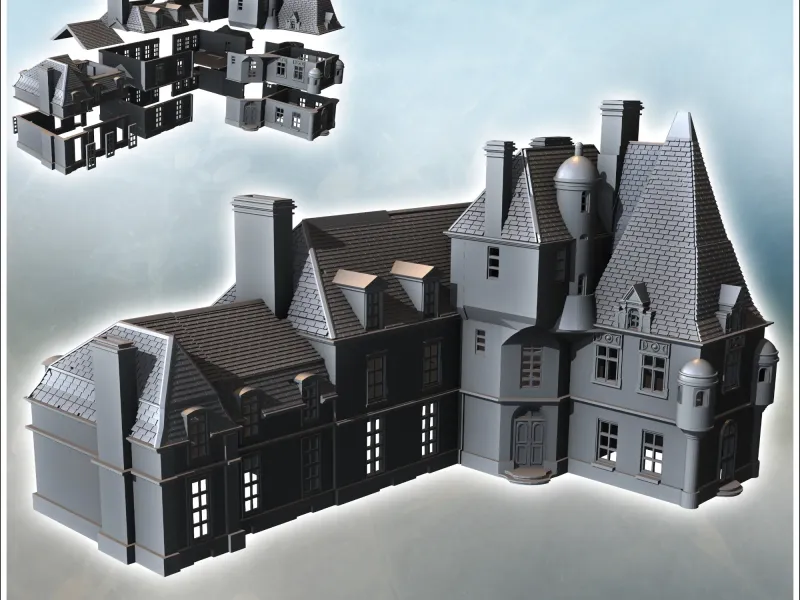 Château de Lion-sur-Mer (Calvados, Normandy, France) - minia