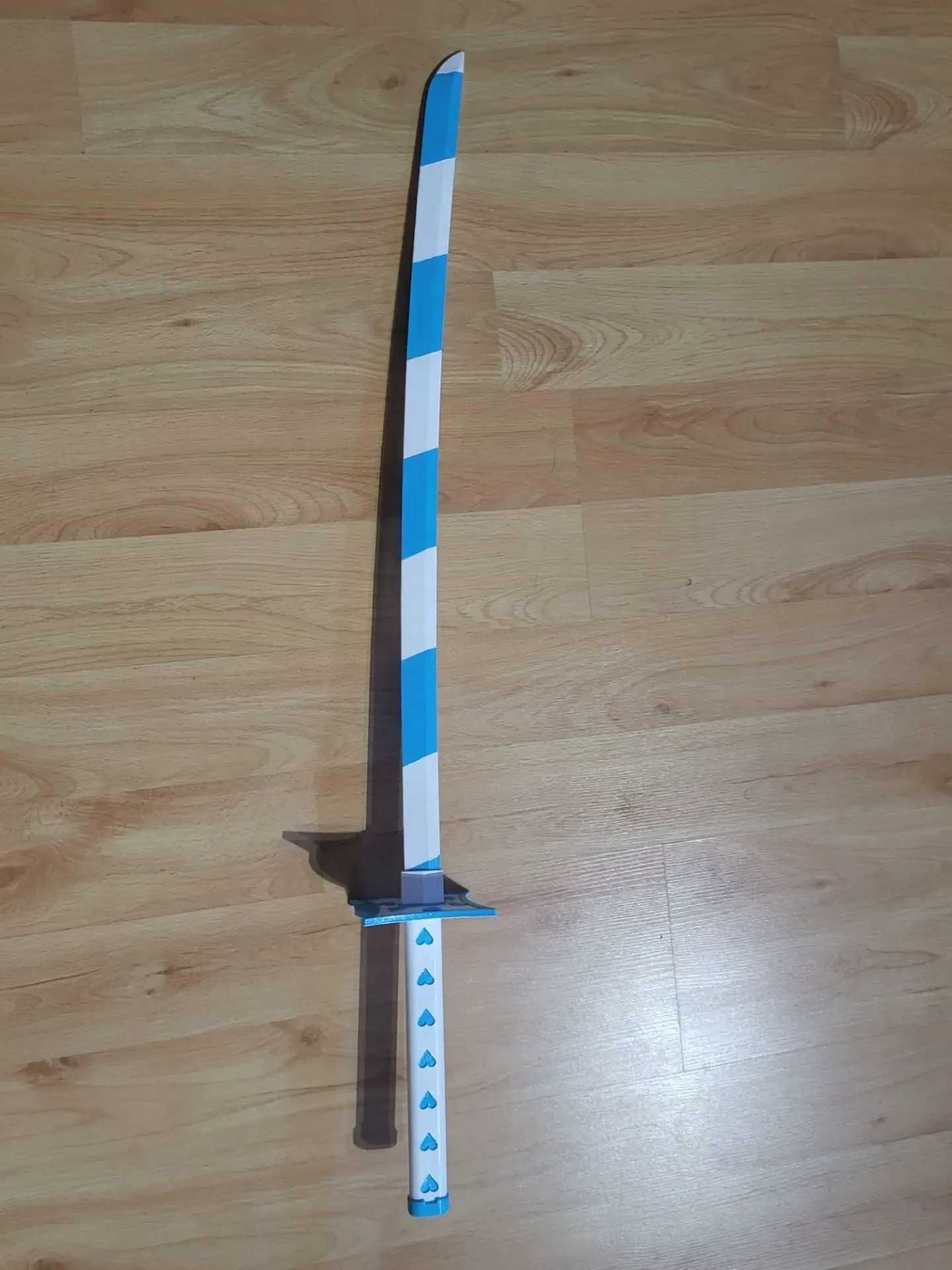 Stripes Katana Sword