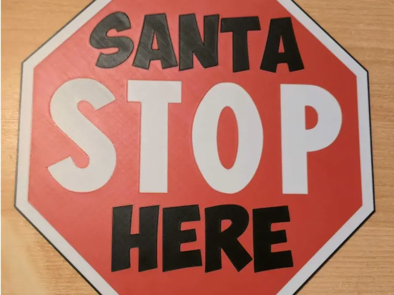 Santa STOP Here to hang