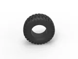 Offroad tire 127 Scale 1:25-5