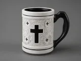 UAICÉU Cyber Thermo Mug - Shield Cross Edition-3