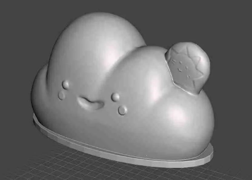 cloud and little sun light