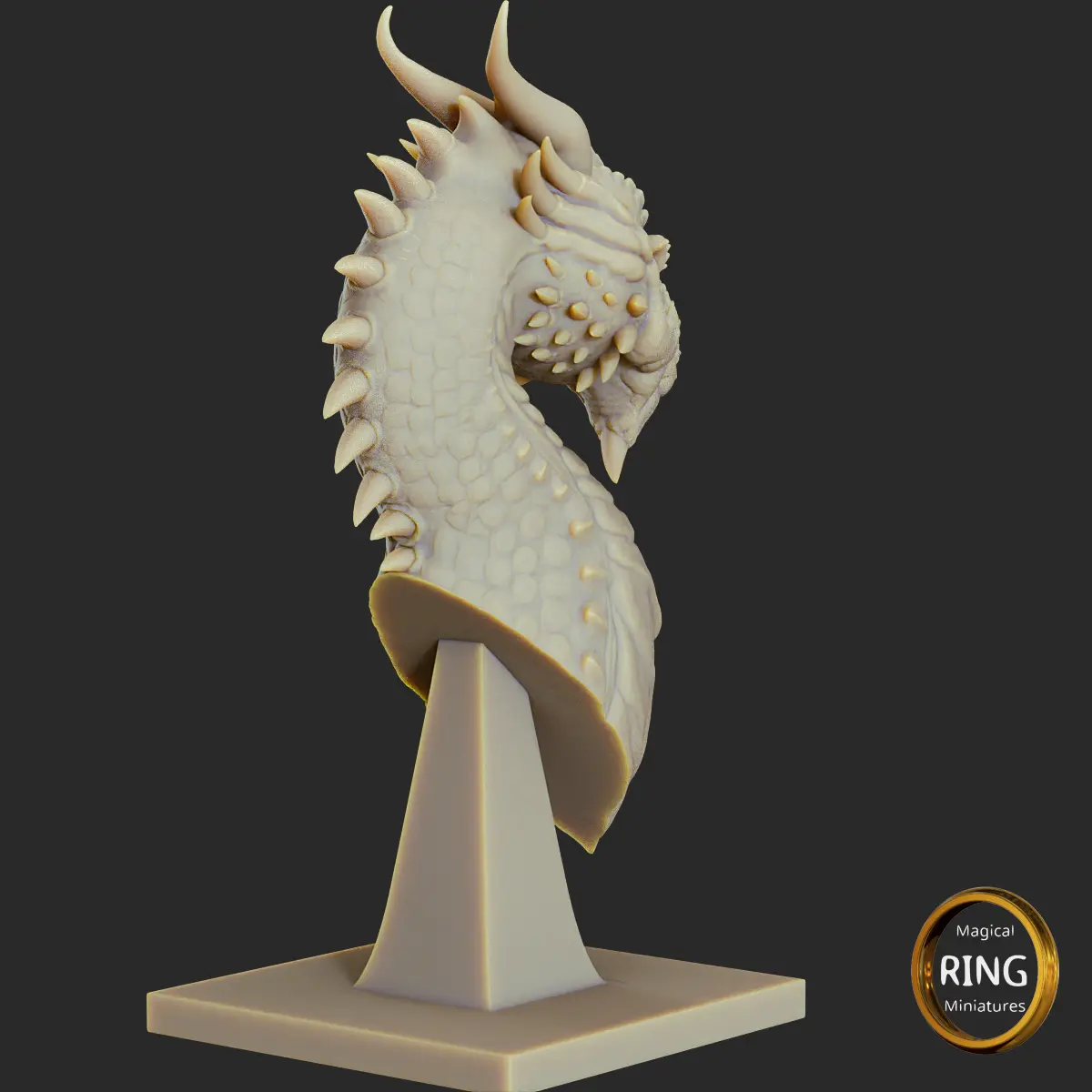 Busto del Dragón Anciano